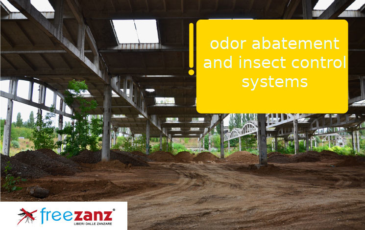 Odor abatement and insect control systems